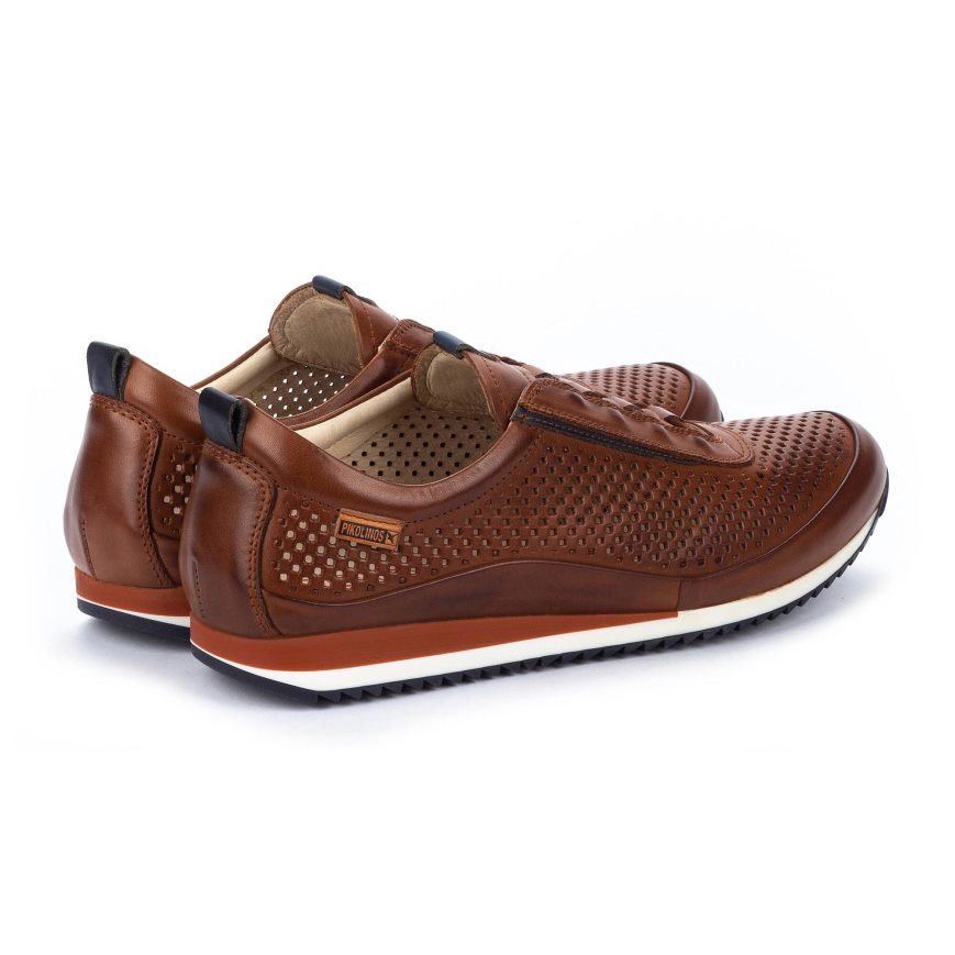 Men's Pikolinos LIVERPOOL Sneakers Brown | NZ M2Q7590